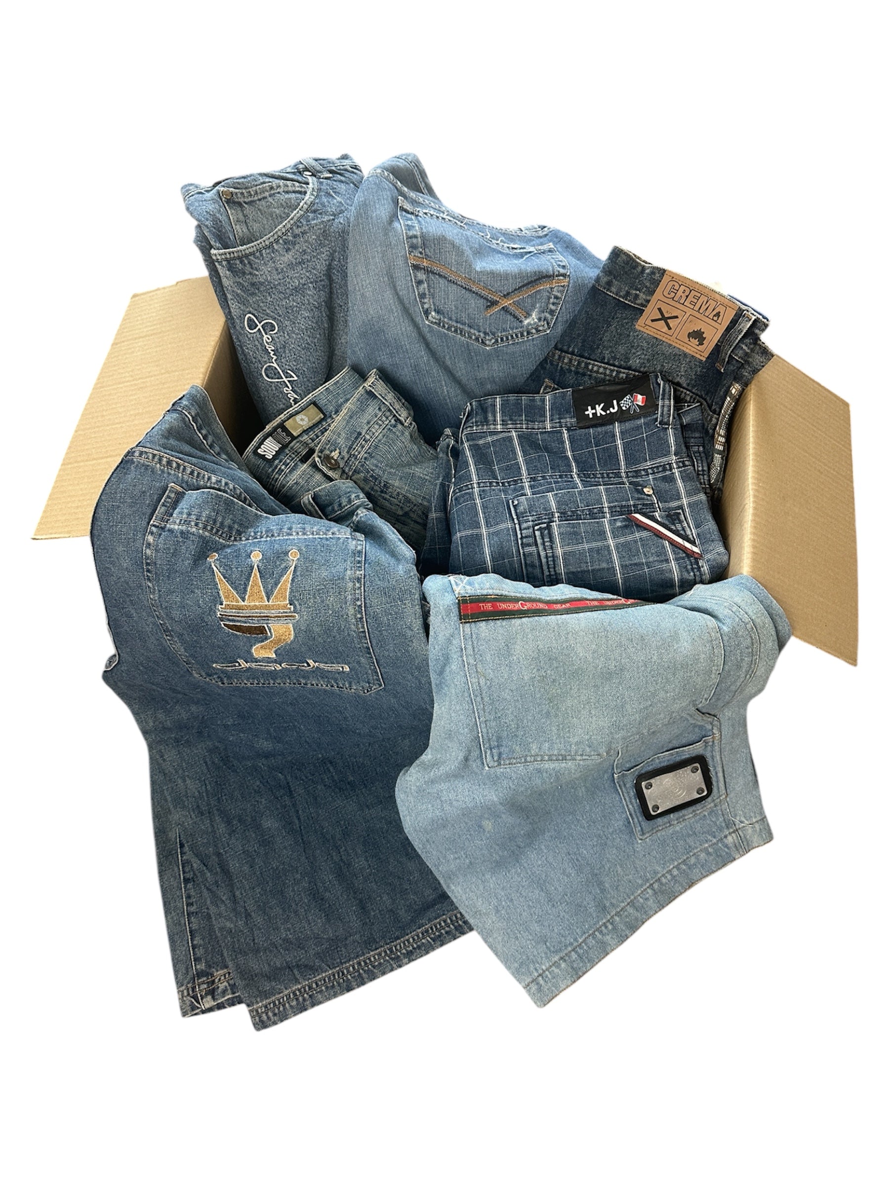 BRANDED BAGGY HIP HOP JORTS BOX X10